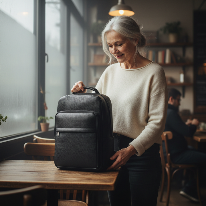 Sac à dos en cuir Jonas