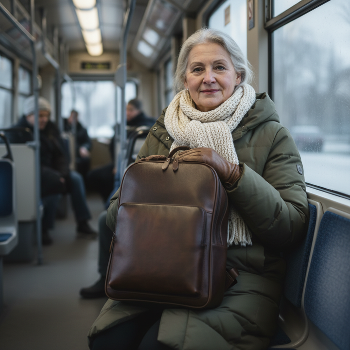 Sac à dos en cuir Bennett