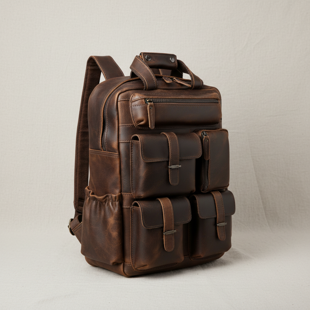 Sac à dos en cuir Ruben