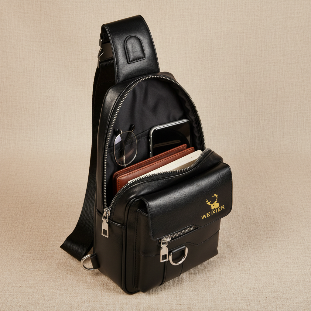 Poche en cuir Noah