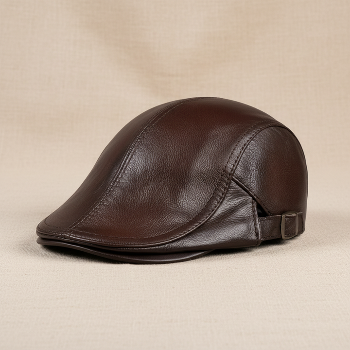 Casquette en Cuir Theo