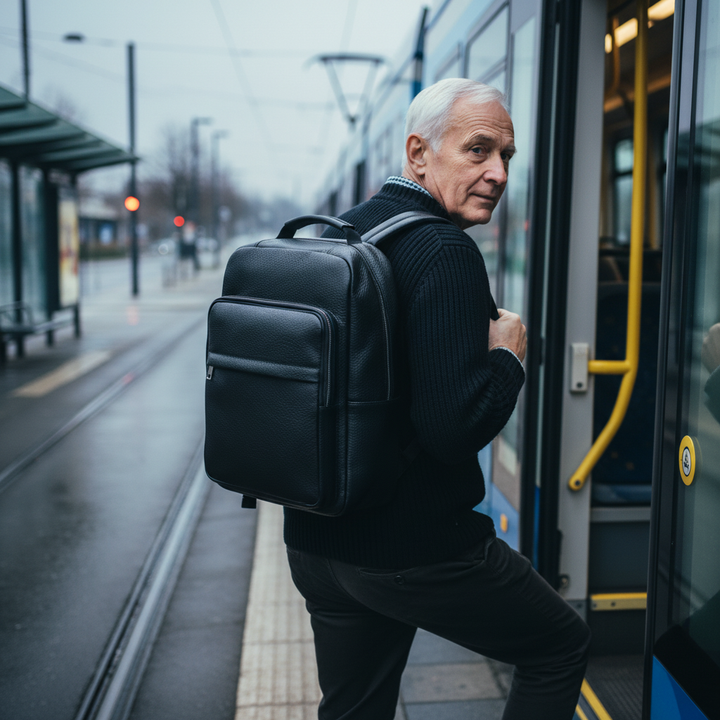 Sac à dos en cuir Jonas