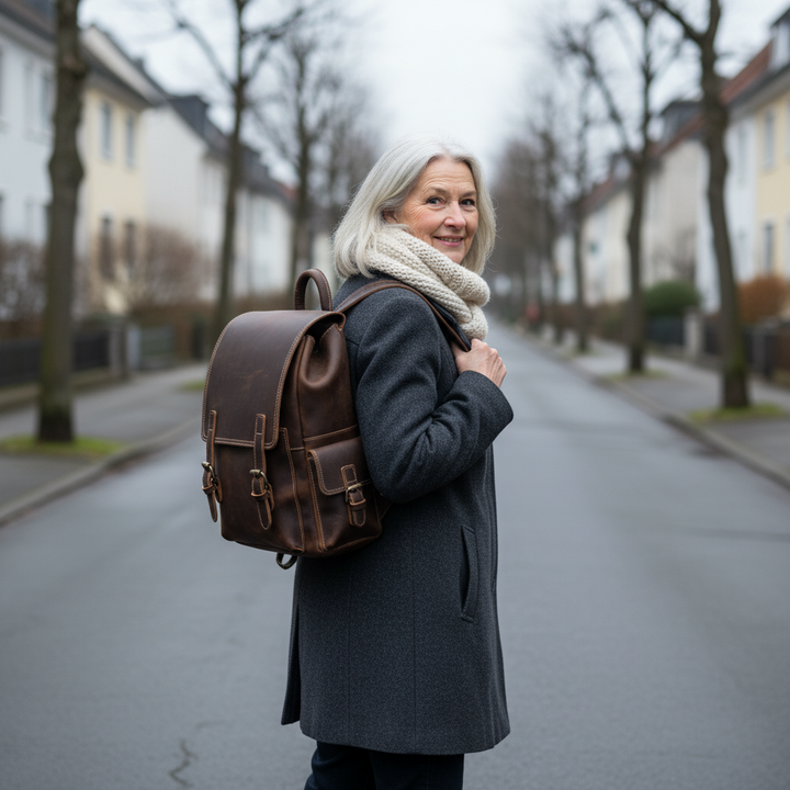 Sac à dos en cuir Marcus