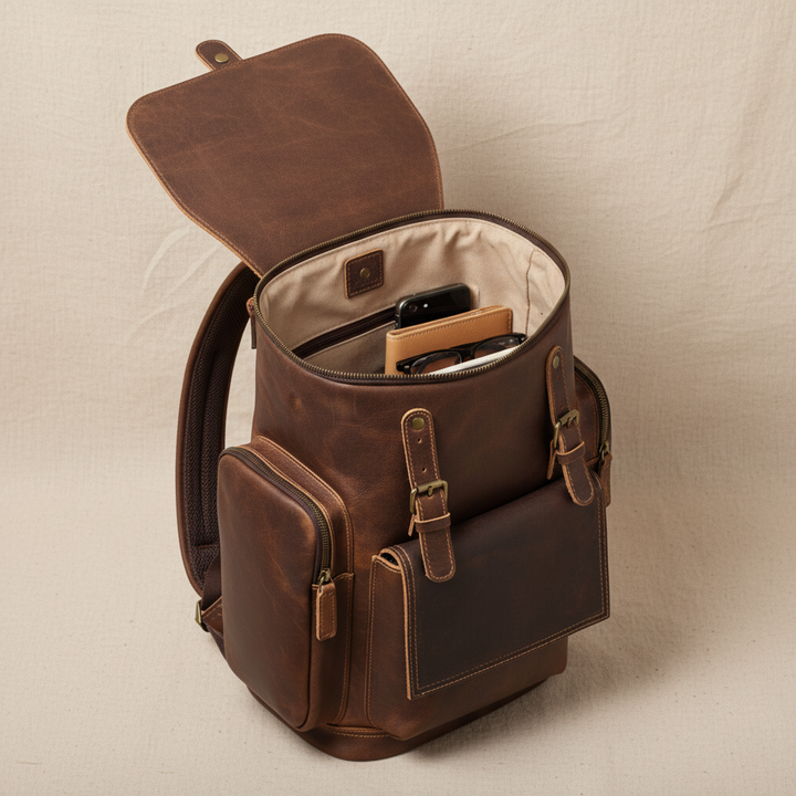Sac à dos en cuir Ellison