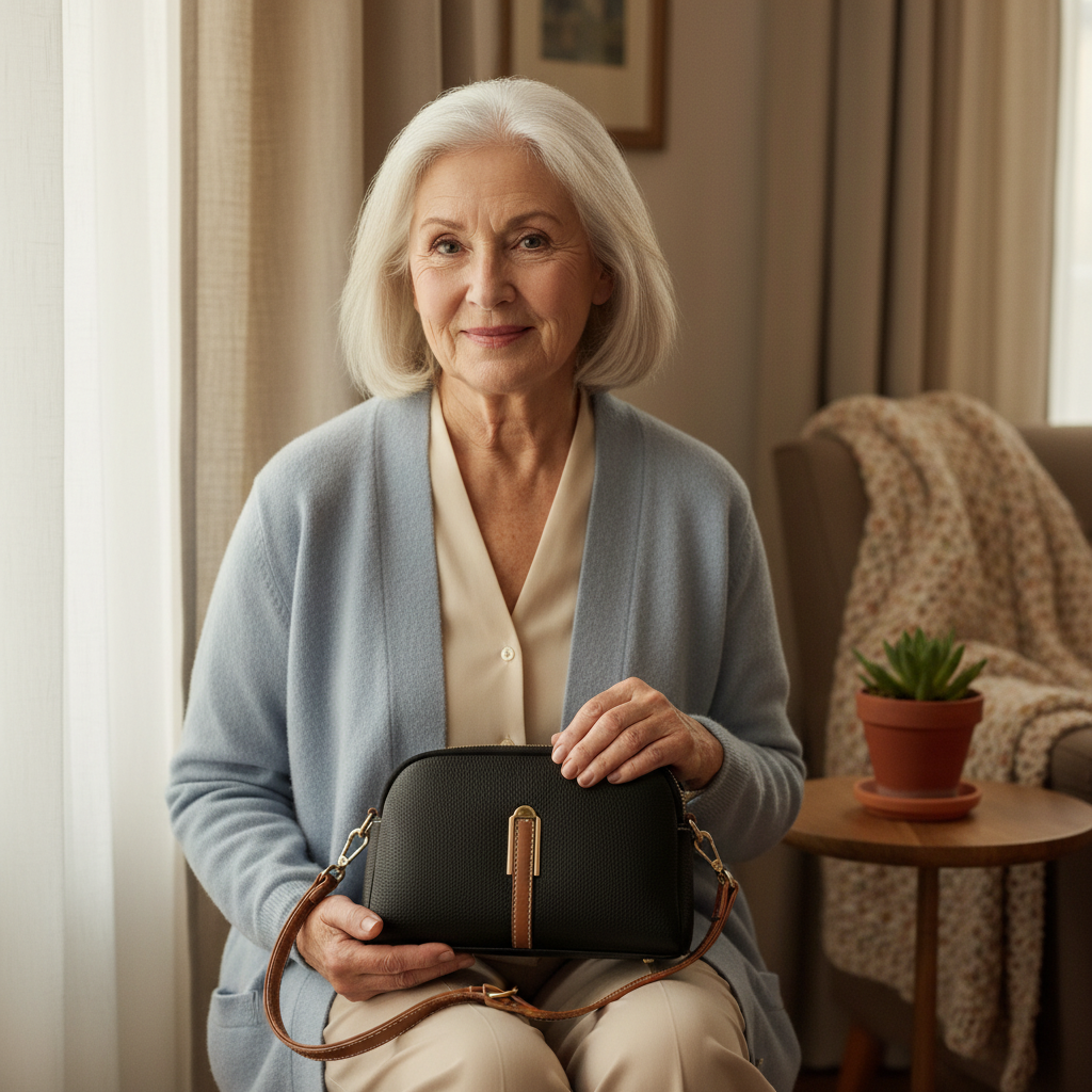 Sac à bandoulière en cuir Mila
