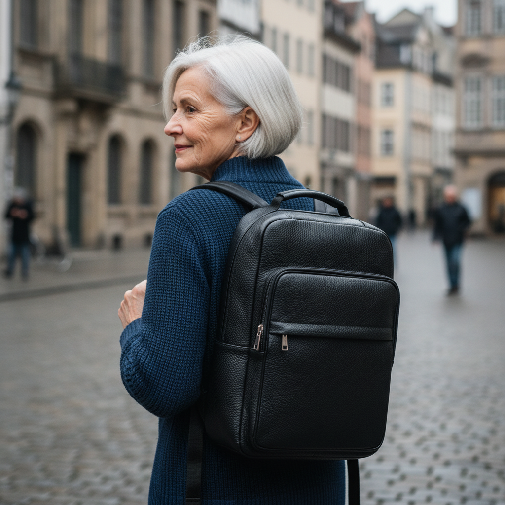 Sac à dos en cuir Jonas
