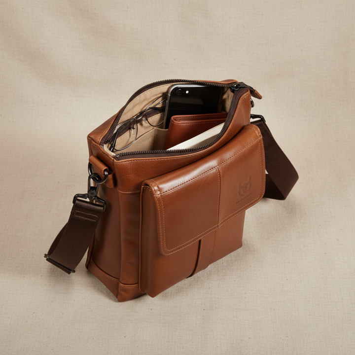Sac à bandoulière en cuir Colton
