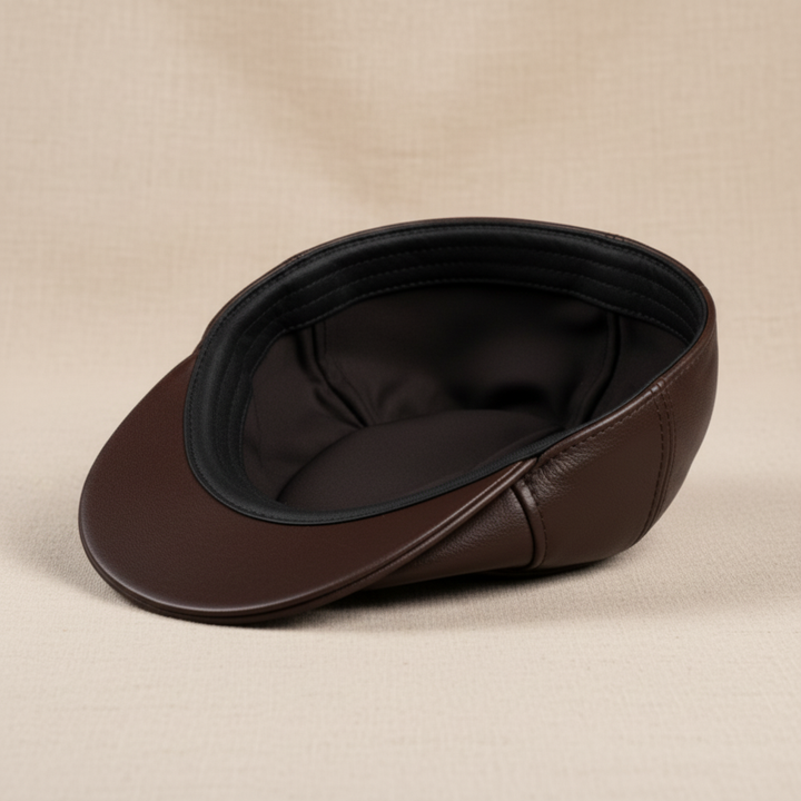Casquette en Cuir Theo