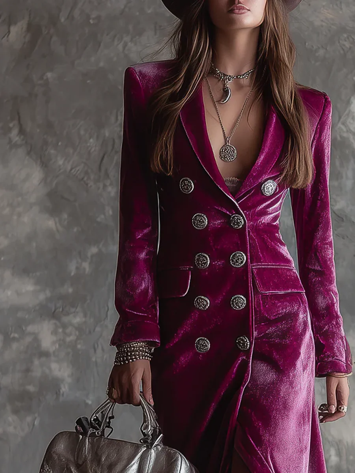 Victoria | Veste Blazer en Velours