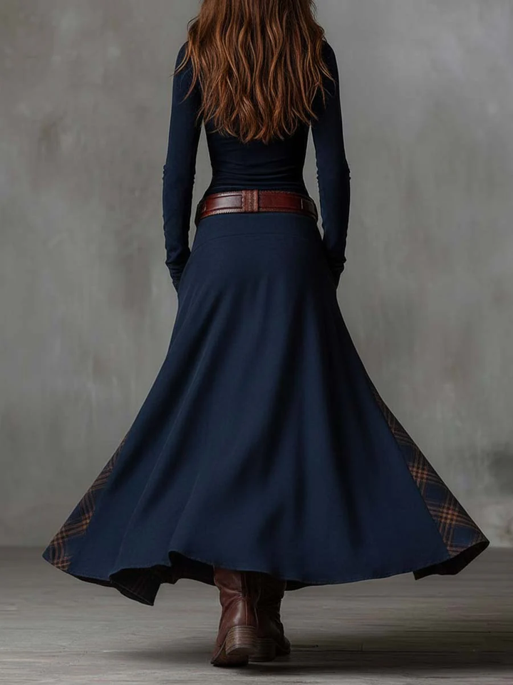 Robe maxi en suédine Michelle