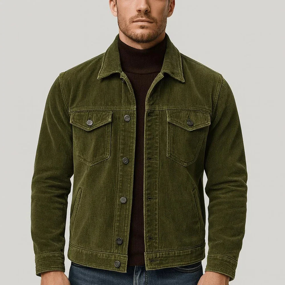 Corduroy Denim Jacket