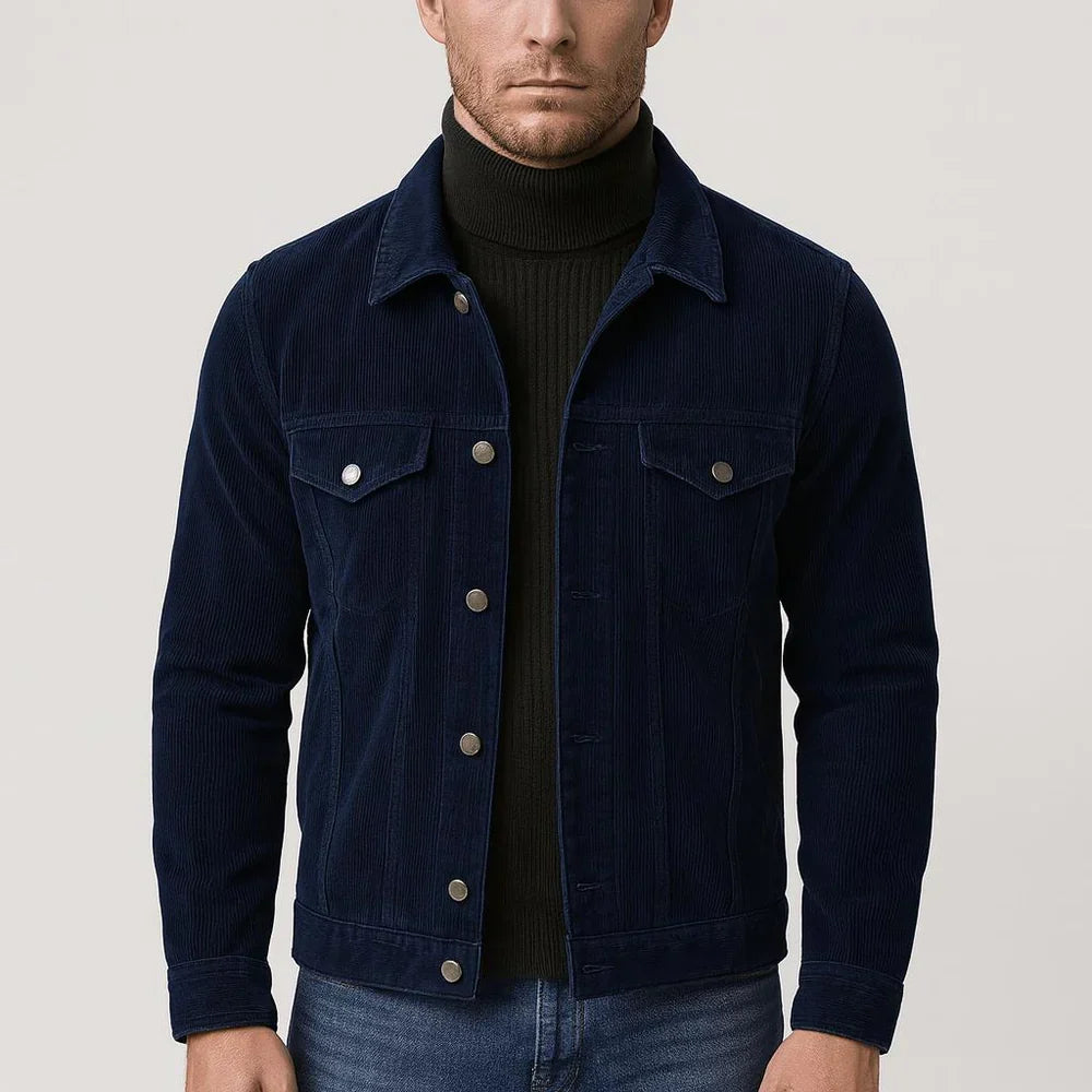 Corduroy Denim Jacket