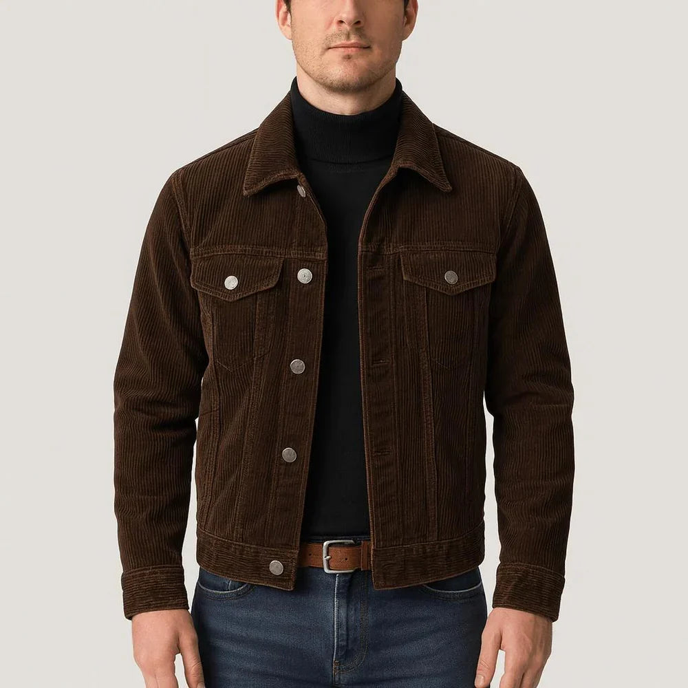 Corduroy Denim Jacket