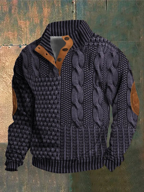 WARM PATTERNED PULLOVER