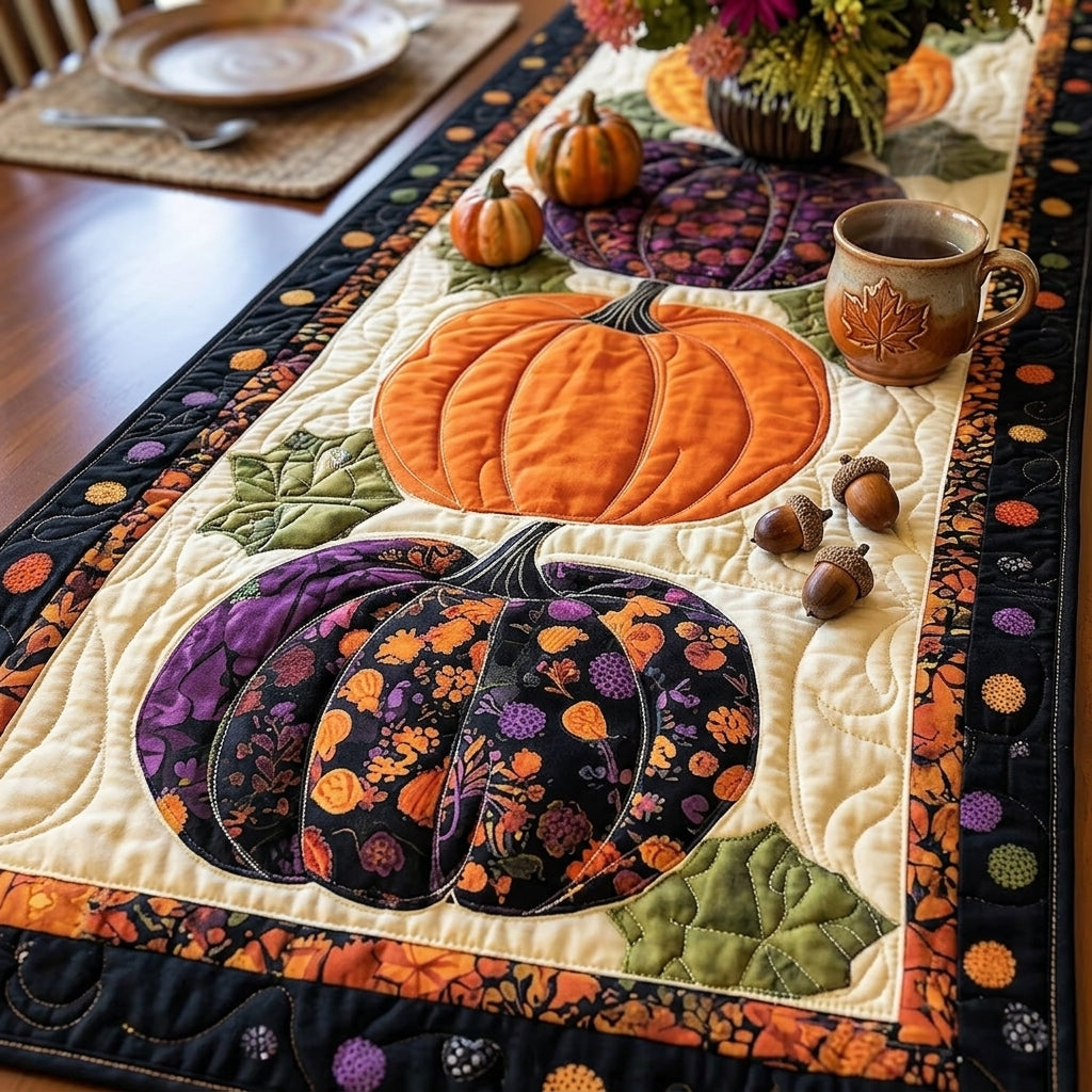 Festive Halloween Table Runner