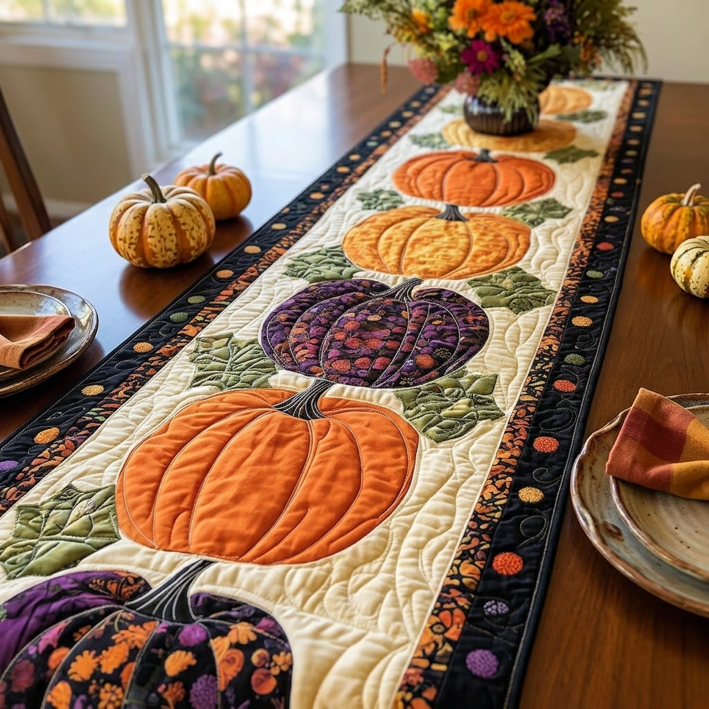Festive Halloween Table Runner