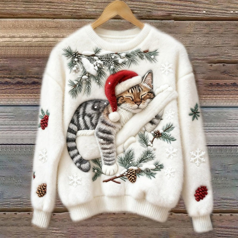 Pull de Noël pour chat