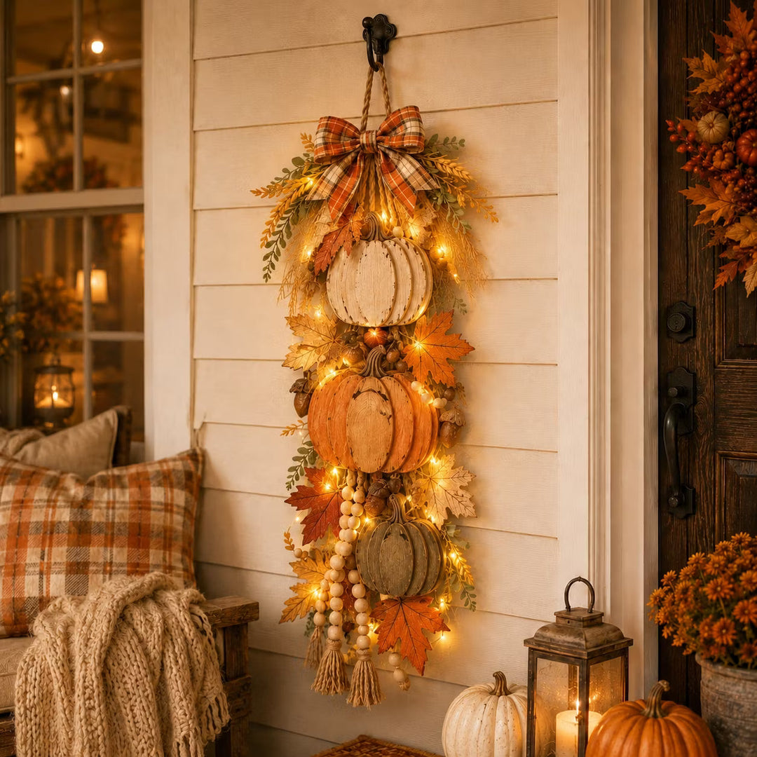 Country Pumpkin Garland