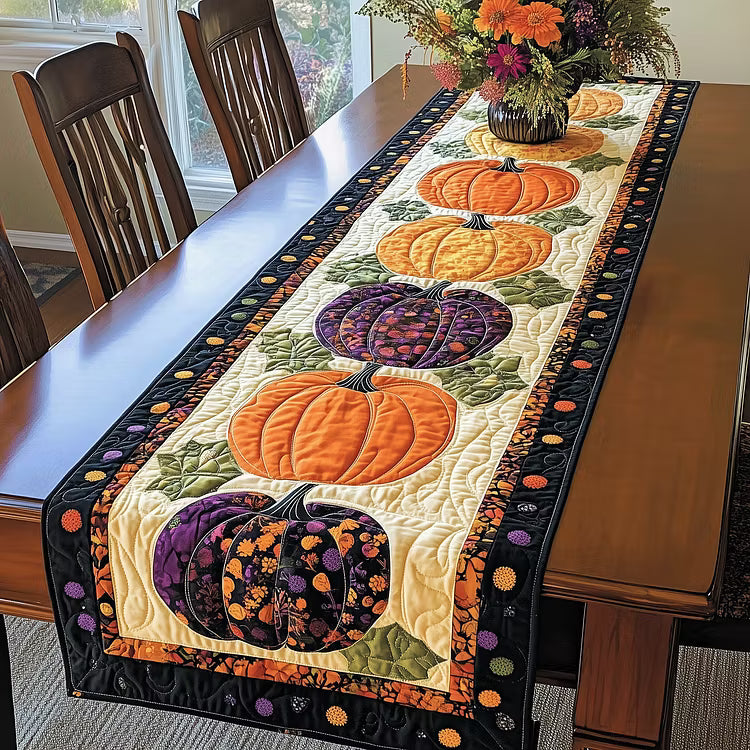 Festive Halloween Table Runner