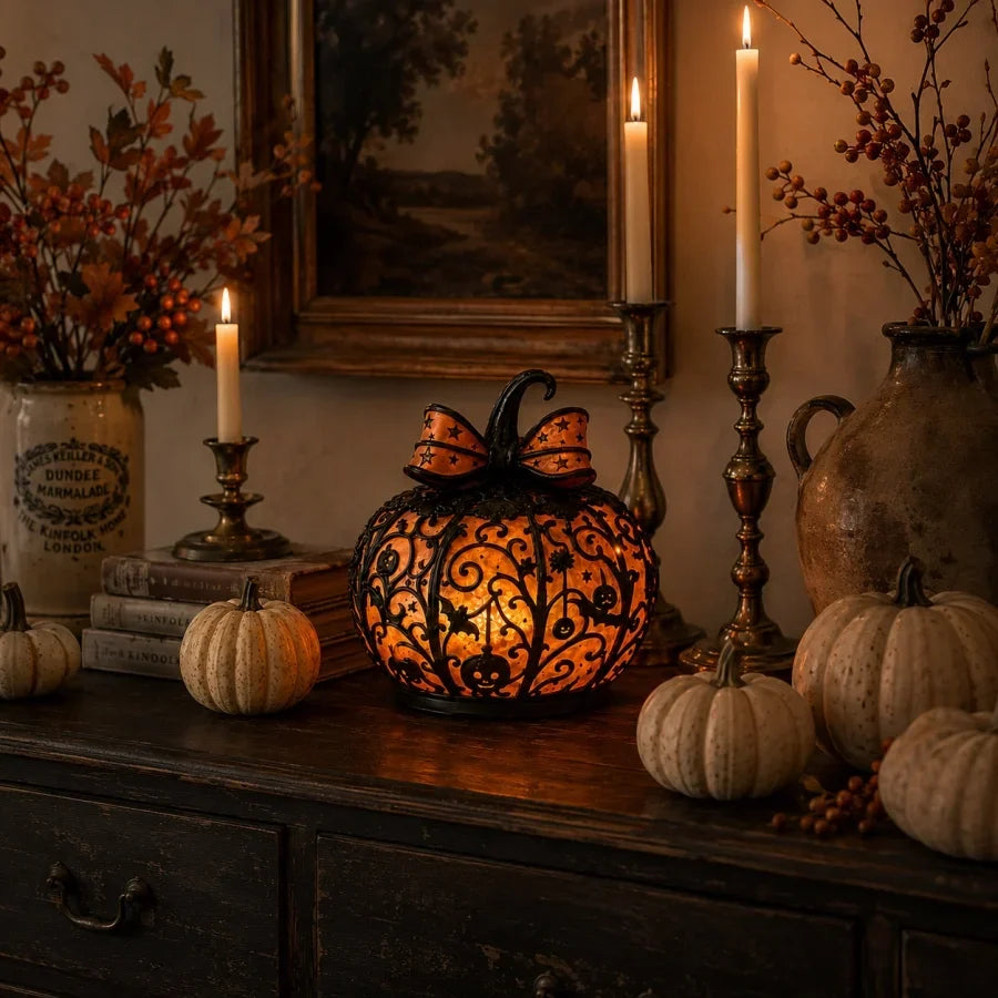 Glowing Pumpkin Lantern