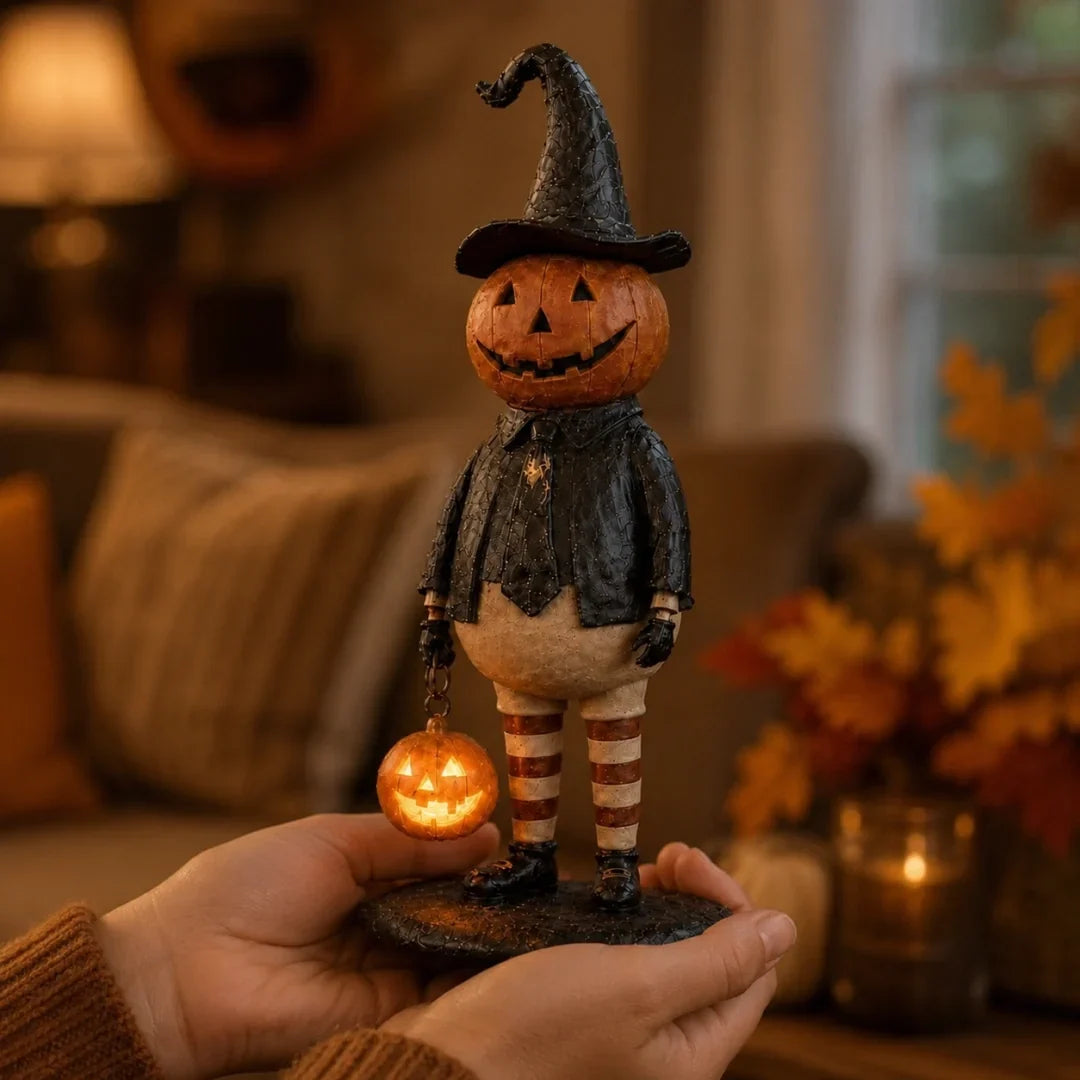 Pumpkin Witch Lamp™