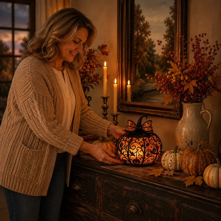 Glowing Pumpkin Lantern