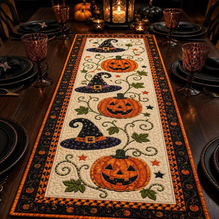 Festive Halloween Table Runner