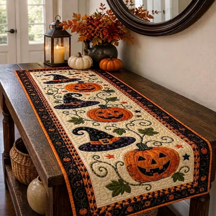 Festive Halloween Table Runner