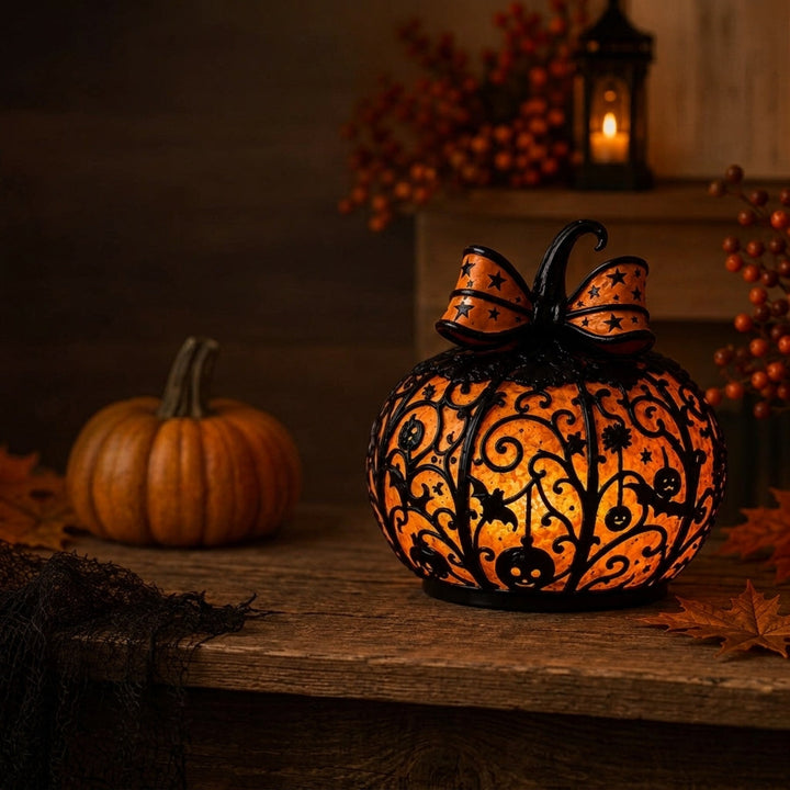 Glowing Pumpkin Lantern