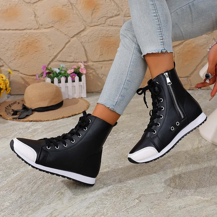 Bottines confort à fermeture éclair