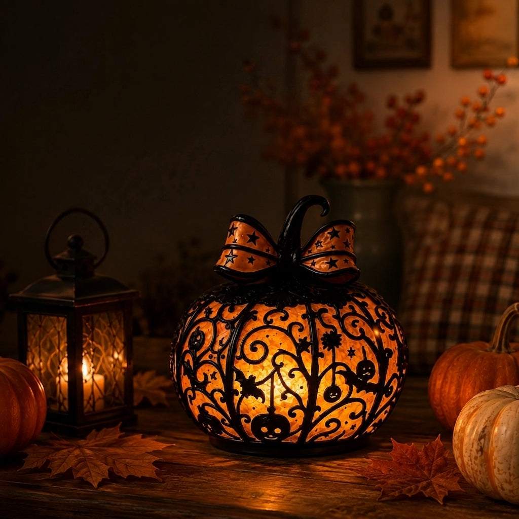 Glowing Pumpkin Lantern