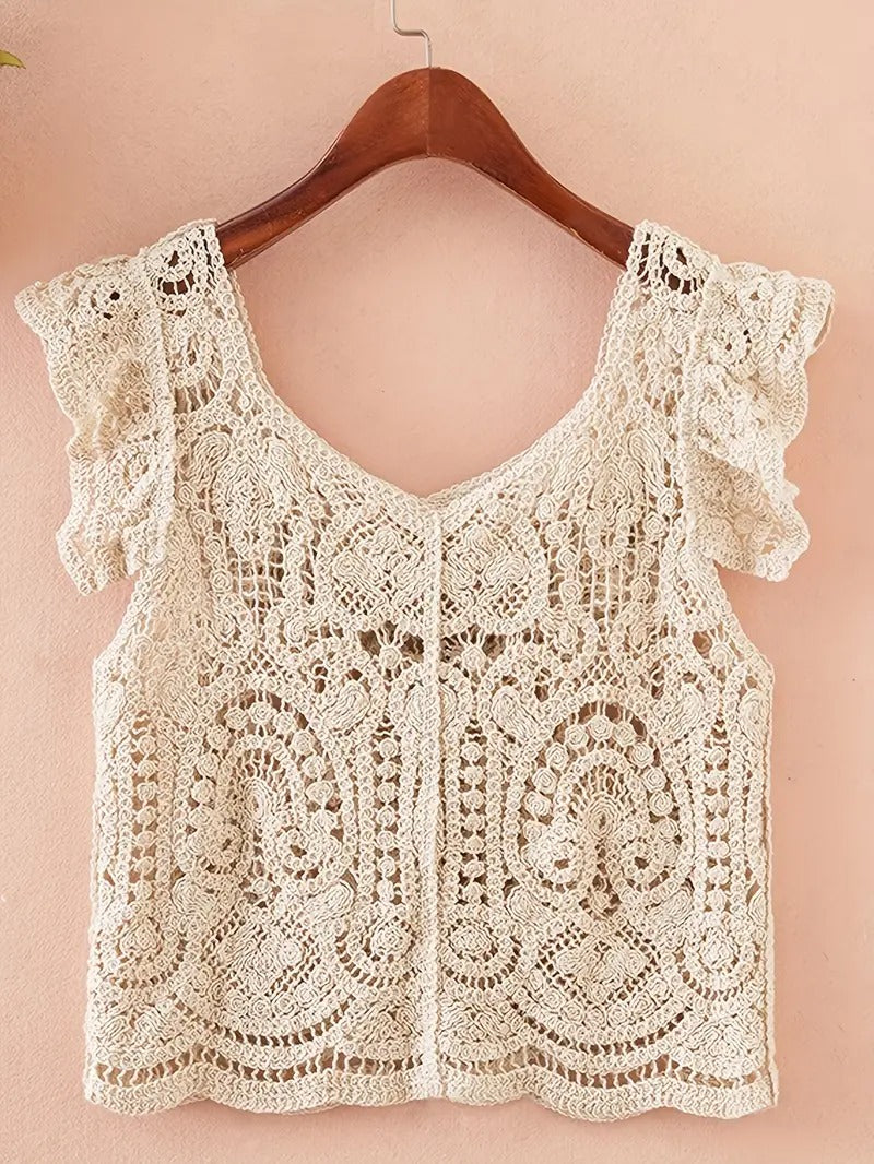 Cardigan détail découpé