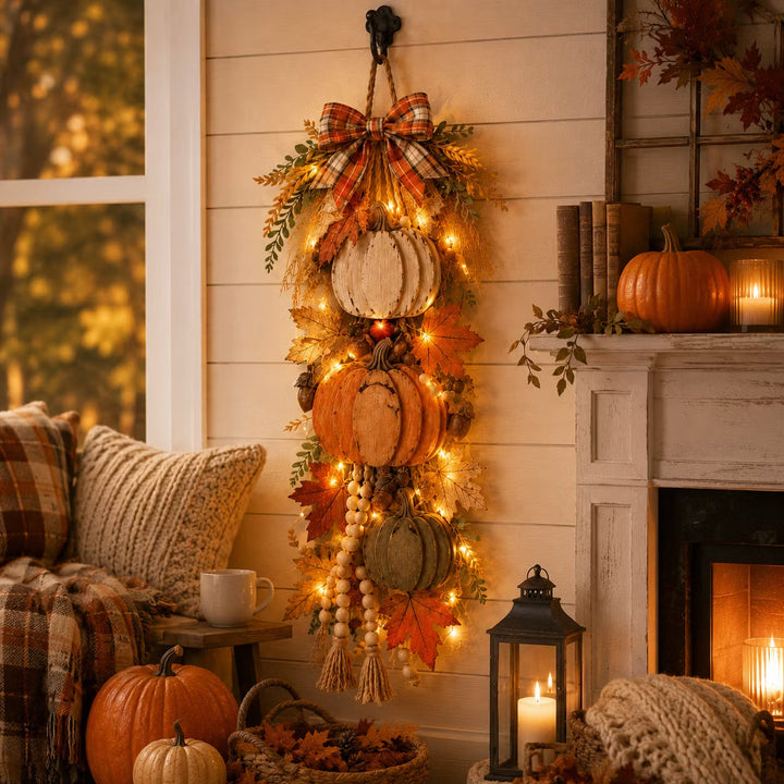 Country Pumpkin Garland