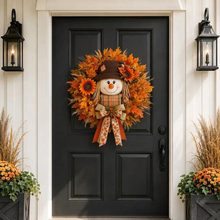 Light-Up Fall Wreath