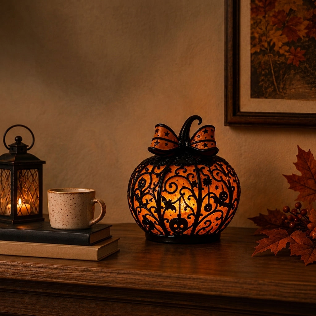 Glowing Pumpkin Lantern
