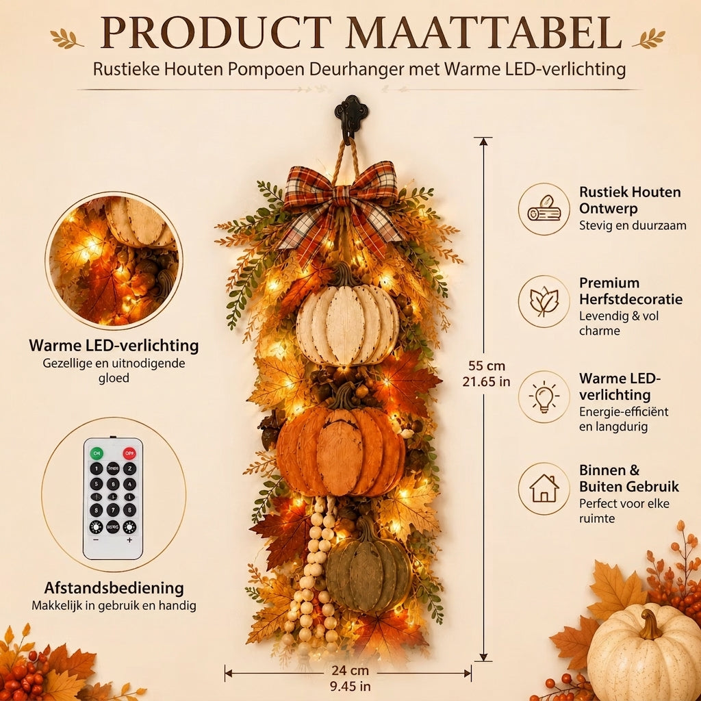 Country Pumpkin Garland
