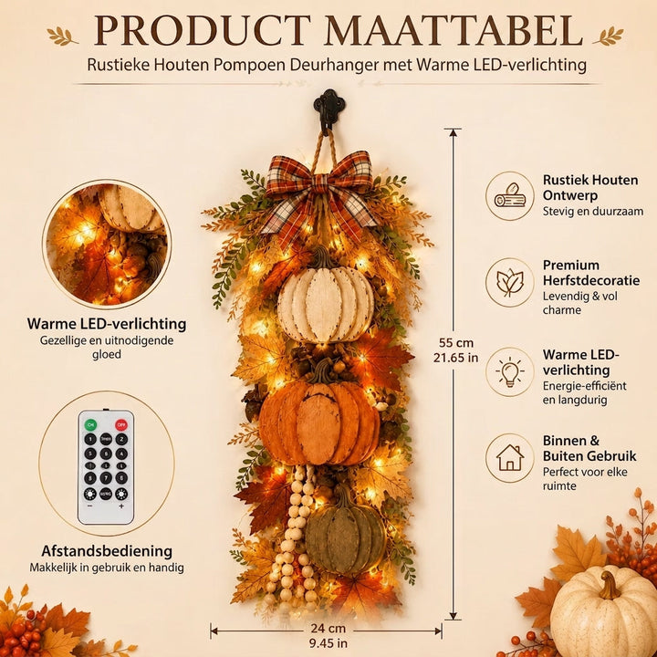 Country Pumpkin Garland