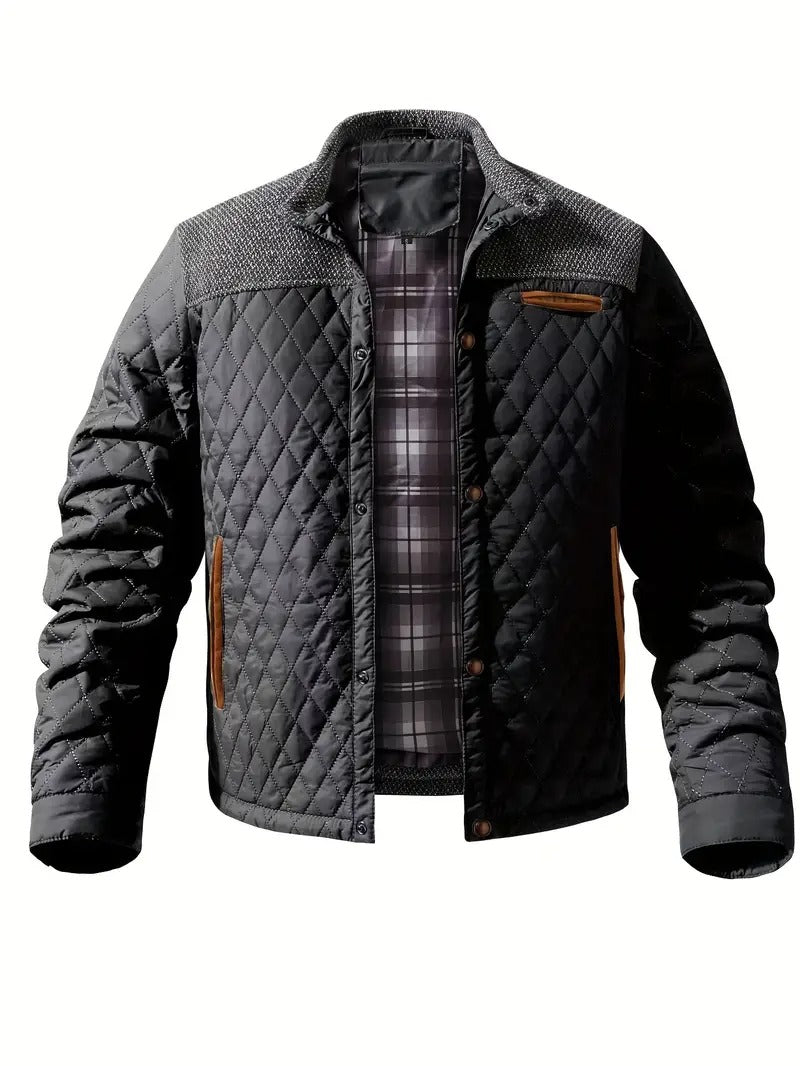 Veste matelassée chaude à col montant