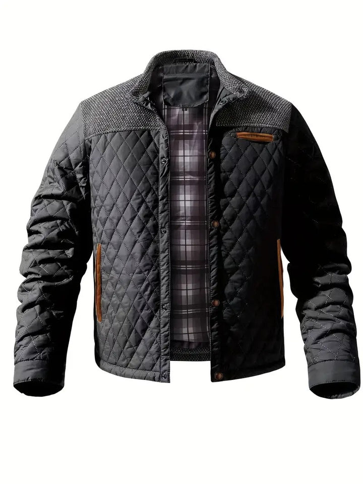 Veste matelassée chaude à col montant