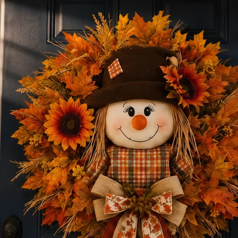 Light-Up Fall Wreath