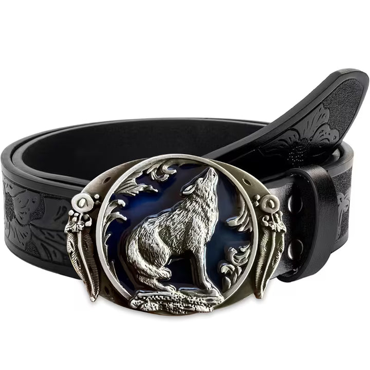 Midnight Wolf Belt