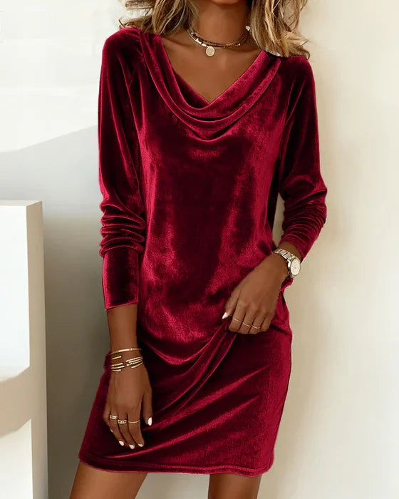 Robe en velours Frosina