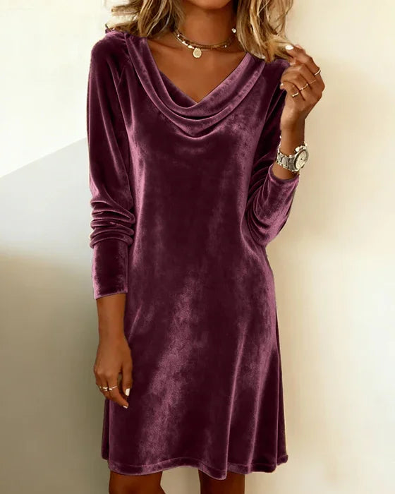 Robe en velours Frosina