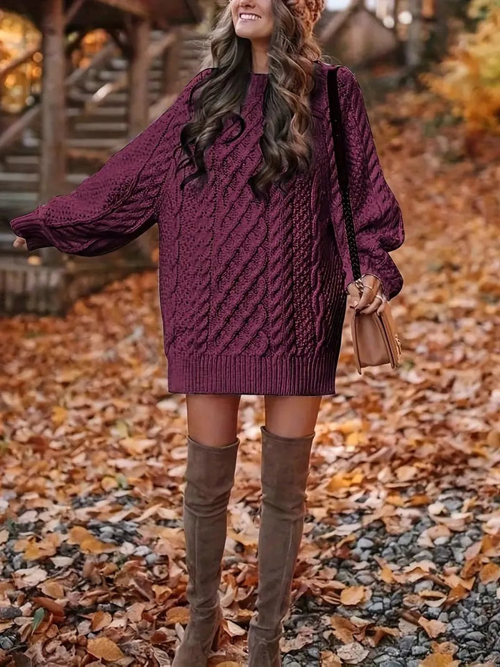 Robe pull oversize hiver automne