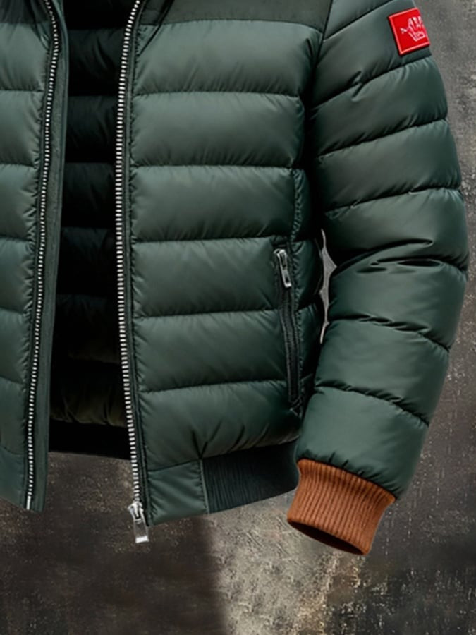 Doudoune à capuche pour homme