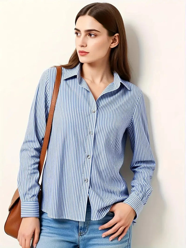 Chemise Élégante à Rayures pour Femme