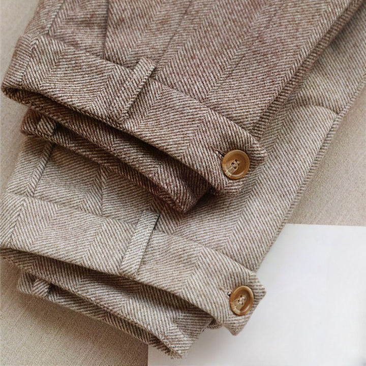 Pantalon élégant en pure laine sur mesure