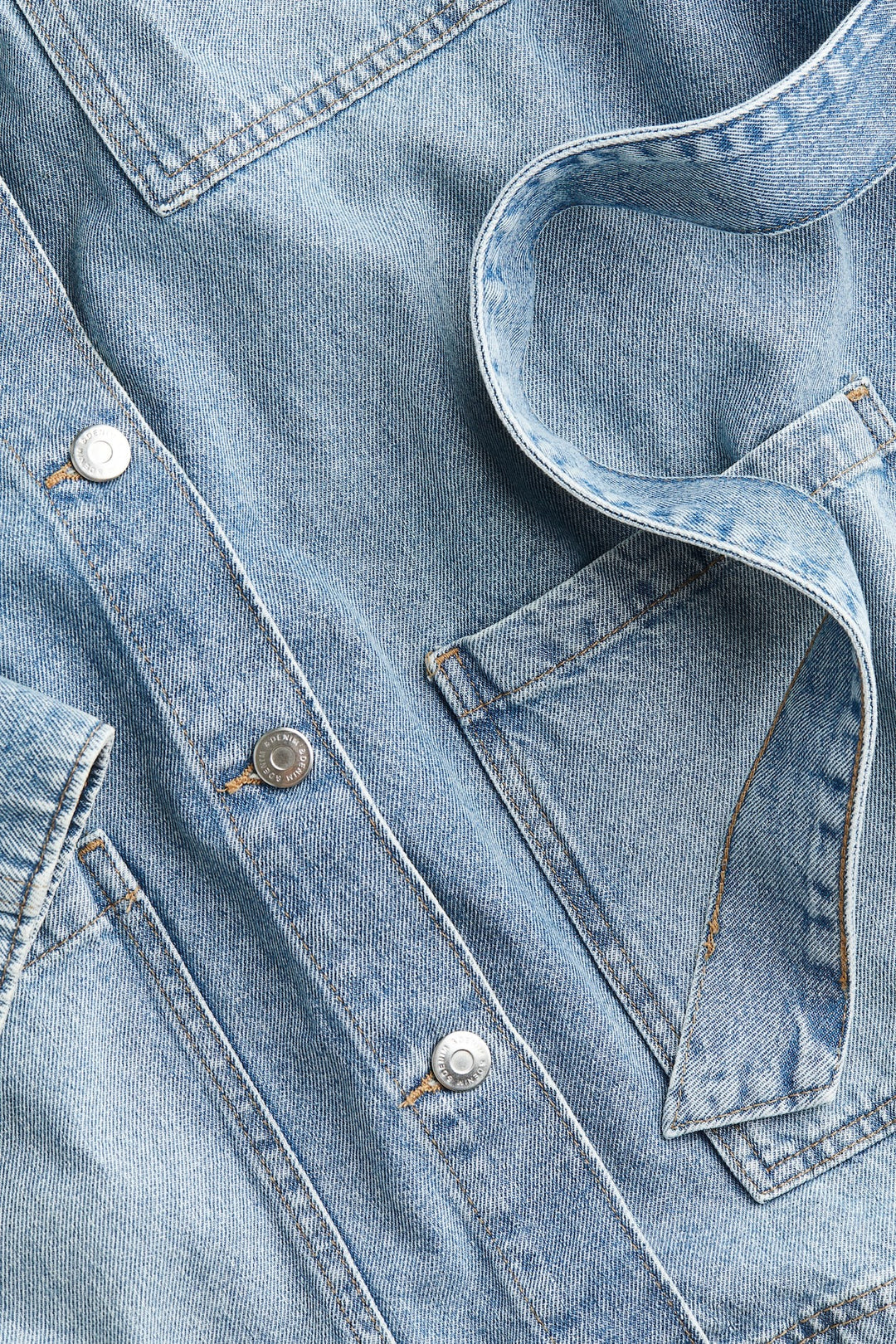 Veste en jean à nouer