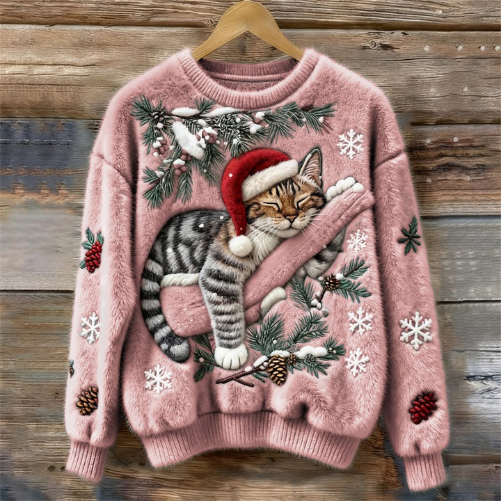 Pull chats de Noël