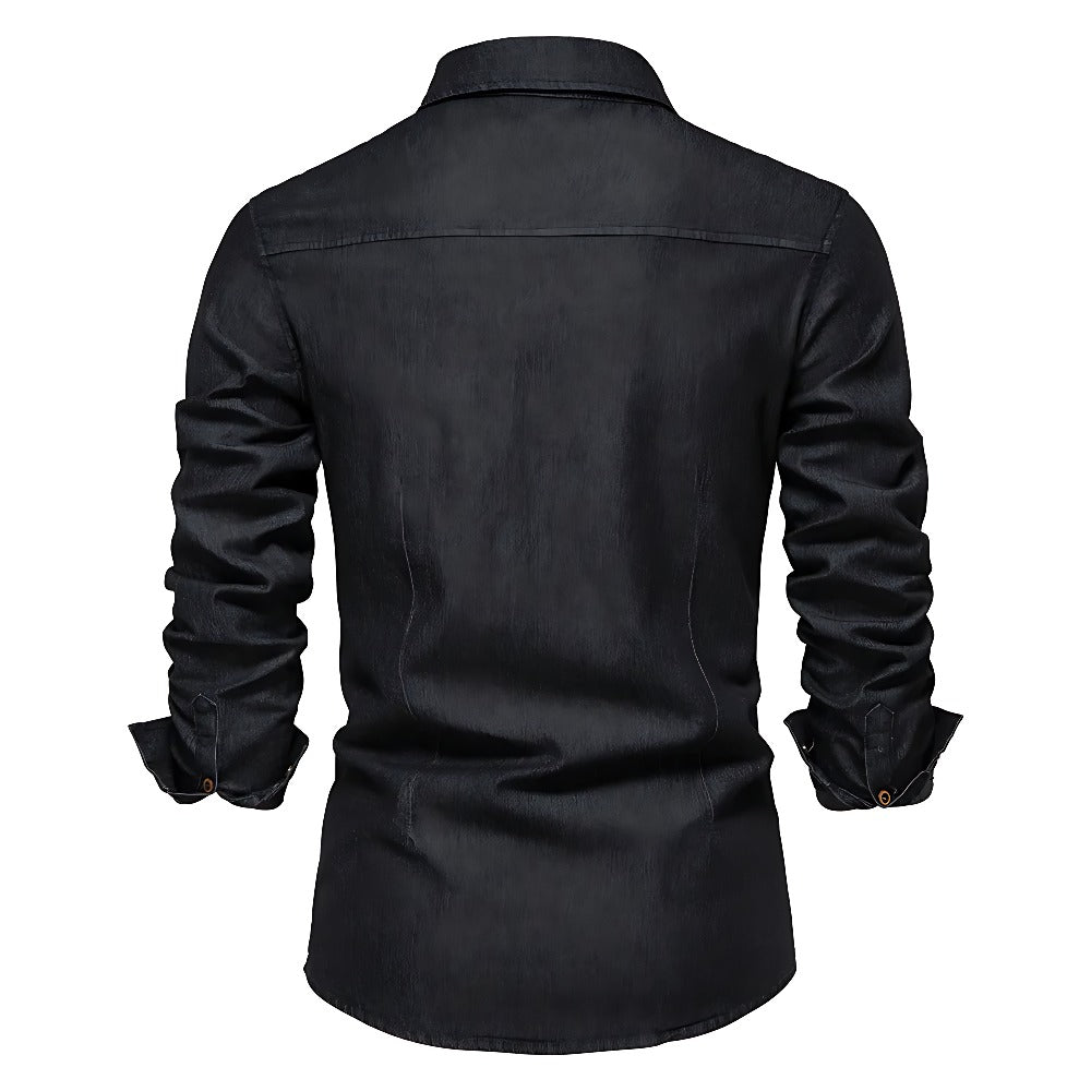 Chemise en denim de coton AdaptiveFit
